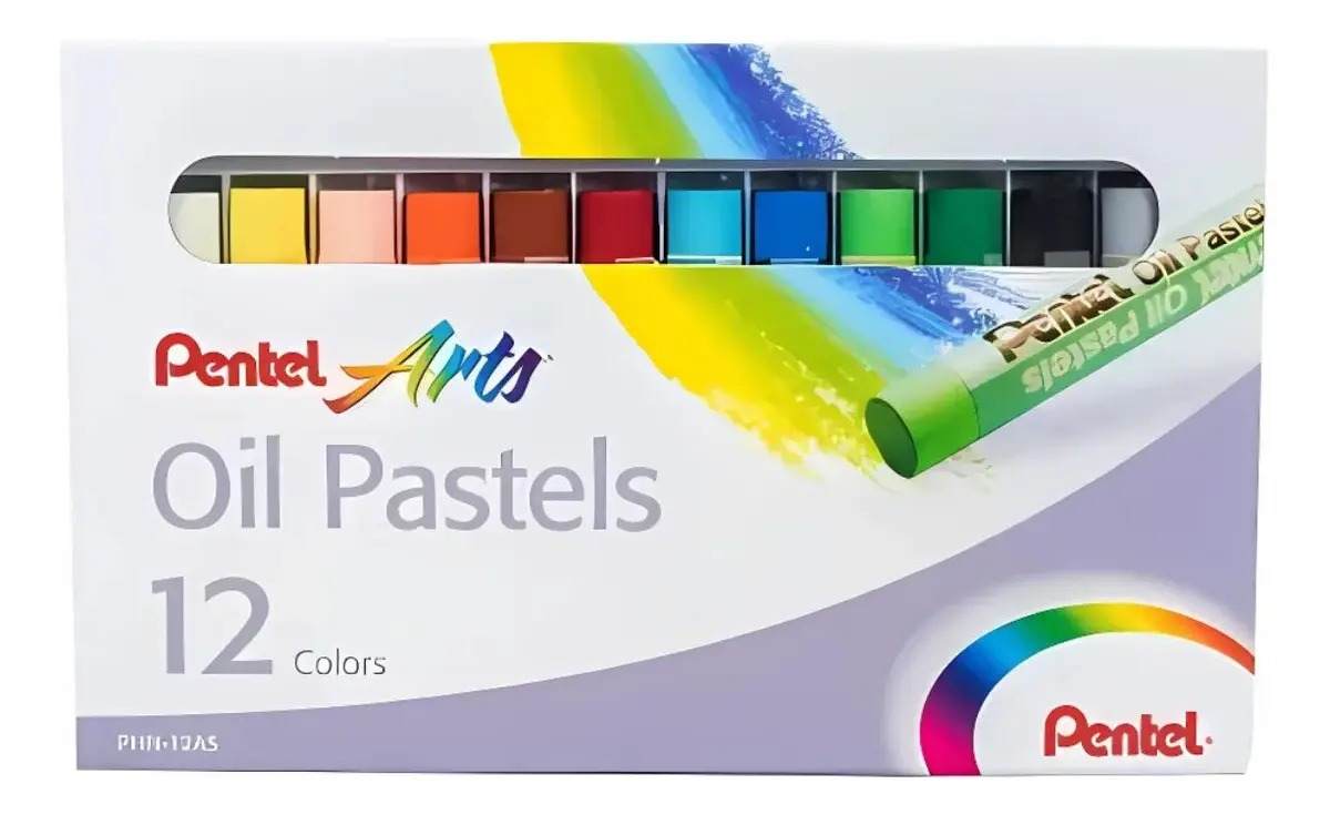 GIZ PASTEL OLEOSO PENTEL 12 CORES